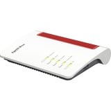 FRITZ! FRITZ!Box 7530 AX, Router Box 7530 AX, Wi-Fi 6 (802.11ax), Dual-band (2.4 GHz/5 GHz), Collegamento ethernet LAN, ADSL, Grigio, Rosso, Bianco, Router da tavolo