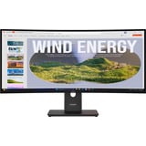 Lenovo ThinkVision T34WD-40 Monitor, Monitor LED Nero, 86,4 cm (34"), 3440 x 1440 Pixel, Wide Quad HD, LED, 6 ms, Nero