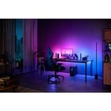 Philips Hue Hue Play Gradient Lightstrip per PC, Striscia LED Nero/Bianco, Philips Hue Play Gradient Lightstrip per PC, Striscia LED intelligente, Bluetooth/Zigbee, Nero, Silicone, Lampadina/e non sostituibile/i, Bianco