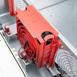 SilverStone SST-RM43-324-RS, Chassis server rack Nero/Rosso