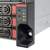 SilverStone SST-RM43-324-RS, Chassis server rack Nero/Rosso