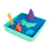 Spin Master Kinetic Sand, Playset Castelli di Sabbia Cinetica Blu, con Vaschetta, Sabbia Magica, 454gr, 3 Formine Incluse, Giocattoli per Bambini e Bambine, 3+ anni, Gioco di sabbia Kinetic Sand , Playset Castelli di Sabbia Cinetica Blu, con Vaschetta, Sabbia Magica, 454gr, 3 Formine Incluse, Giocattoli per Bambini e Bambine, 3+ anni, Sabbia cinetica per bambini, 3 anno/i, Non tossico, Blu