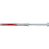 fischer Tassello a gambo lungo DuoXpand 10x100 FUS R grigio chiaro/Rosso