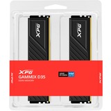 ADATA GAMMIX D35 memoria 64 GB 2 x 32 GB DDR4 288-pin DIMM Nero, 64 GB, 2 x 32 GB, DDR4, 3200 MHz, 288-pin DIMM