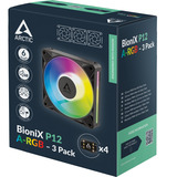 ARCTIC BioniX P12 A-RGB, Ventola Nero/Bianco