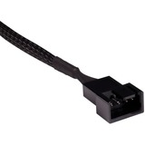Alphacool Splitter cavo a Y 4 pin a 4x 4 pin PWM, 15 cm Nero