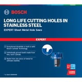 Bosch Expert 2608900494 sega per trapano 1 pz, Sega a tazza Singolo, Trapano, Acciaio inox, Acciaio, Blu, 5 mm, 2,5 cm