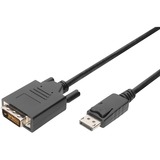 Digitus Cavo adattatore DisplayPort > DVI-D Nero