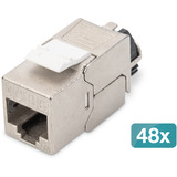 Digitus Modulo Keystone Cat.6a, schermato, Modulo di Keystone argento