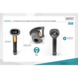 Digitus Scanner di codici a barre Bluetooth 2D Nero