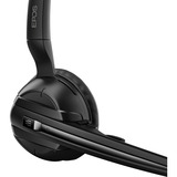 EPOS IMPACT D 10 Phone – EU II Auricolare Wireless A clip, A Padiglione Ufficio Nero, Headset Nero, Wireless, Ufficio, 47 g, Auricolare, Nero