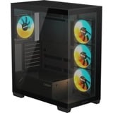 GIGABYTE C500 PANORAMIC STEALTH Midi Tower Nero, Chassis Tower Nero, Midi Tower, PC, Nero, ATX, Mini-ATX, Mini-ITX, Vetro, Plastica, Acciaio, Gaming