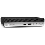 HP EliteDesk 800 G4 DM ricondizionato, Mini-PC Nero/Argento