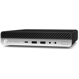 HP EliteDesk 800 G4 DM ricondizionato, Mini-PC Nero/Argento