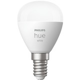 Philips Hue Sferetta - lampadina connessa E14, Lampada a LED Philips Hue White Sferetta - lampadina connessa E14, Lampadina intelligente, Bluetooth/Zigbee, Bianco, LED, E14, P45