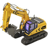 Revell 24924 RC Bagger mit 6-CH 2.4 GHz Fernsteuerung, Outdoor-tauglich, Schaufel und Baumgreifer aus Metall, griffiger Kettenantrieb, Originalgetreu, einzeln steuerbare Teile-Digger 2.0, bunt giallo/Nero, Outdoor-tauglich, Schaufel und Baumgreifer aus Metall, griffiger Kettenantrieb, Originalgetreu, einzeln steuerbare Teile-Digger 2.0, bunt, 96 anno/i, Plastica