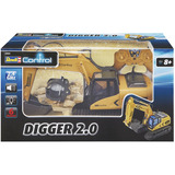 Revell 24924 RC Bagger mit 6-CH 2.4 GHz Fernsteuerung, Outdoor-tauglich, Schaufel und Baumgreifer aus Metall, griffiger Kettenantrieb, Originalgetreu, einzeln steuerbare Teile-Digger 2.0, bunt giallo/Nero, Outdoor-tauglich, Schaufel und Baumgreifer aus Metall, griffiger Kettenantrieb, Originalgetreu, einzeln steuerbare Teile-Digger 2.0, bunt, 96 anno/i, Plastica