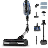 Rowenta X-Force Flex 14.60 Aqua Docking RH99C3, Aspirapolvere verticale blu/alluminio