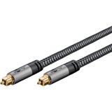 goobay Cavo Toslink Plus Nero/Argento