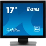 iiyama ProLite T1732MSC-B1SAG Monitor PC 43,2 cm (17") 1280 x 1024 Pixel Full HD LED Touch screen Da tavolo Nero, Monitor LED Nero (opaco), 43,2 cm (17"), 1280 x 1024 Pixel, Full HD, LED, 5 ms, Nero