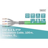 Digitus Cavo di posa Professional Cat.8.2 S/FTP simplex, Dca verde