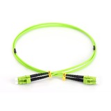 Digitus Cavo patch in fibra ottica, duplex, connettore LC > LC, multimode OM5 verde chiaro