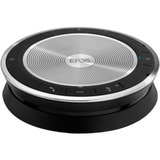 EPOS EXPAND 30 vivavoce Universale USB/Bluetooth Nero, Argento Nero/Argento, Universale, Nero, Argento, 25 m, Skype for Business, Mobile phone, Desk phone, PC / Soft phone, Mac OSX, Tablet, Alcatel Lucent , Avaya, Cisco Jabber, Cisco Webex, Mitel, Swyx, Microsoft Skype for Business, Unify