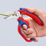 KNIPEX Forbici angolate per elettricista rosso/Blu