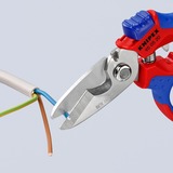 KNIPEX Forbici angolate per elettricista rosso/Blu