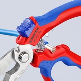 KNIPEX Forbici angolate per elettricista rosso/Blu