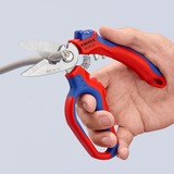 KNIPEX Forbici angolate per elettricista rosso/Blu