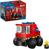 LEGO City Coole Flitzer - Autopompa, Giochi di costruzione Camion Giocattolo con Minifigure Junior di Pompiere, Piccolo Regalo per Bambini da 5+, Set da costruzione, 5 anno/i, Plastica, 67 pz, 115 g