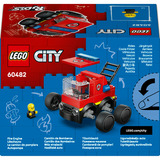 LEGO City Coole Flitzer - Autopompa, Giochi di costruzione Camion Giocattolo con Minifigure Junior di Pompiere, Piccolo Regalo per Bambini da 5+, Set da costruzione, 5 anno/i, Plastica, 67 pz, 115 g