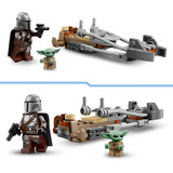 LEGO Star Wars Il Mandaloriano e Grogu sulla loro Speeder Bike, Giochi di costruzione 