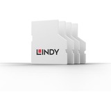 Lindy 40479 clip sicura Bloccaporte SD card Bianco Acrilonitrile butadiene stirene (ABS), Castello bianco, Bloccaporte, SD card, Bianco, Acrilonitrile butadiene stirene (ABS), 13 g