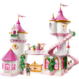 PLAYMOBIL Princess Magic Castello della principessa con coppia reale, Giochi di costruzione 