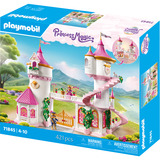 PLAYMOBIL Princess Magic Castello della principessa con coppia reale, Giochi di costruzione 