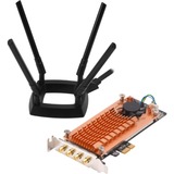 QNAP QWA-AC2600 scheda di rete e adattatore Interno WLAN 1733 Mbit/s, Adattatore Wi-Fi Interno, Wireless, PCI Express, WLAN, Wi-Fi 5 (802.11ac), 1733 Mbit/s