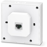 TP-Link Omada EAP650-Wall 3000 Mbit/s Bianco Supporto Power over Ethernet (PoE), Punto di accesso bianco, 2.4 GHz, 5 GHz, 3000 Mbit/s, SNMP, SSH, WPA-Enterprise, WPA2-Enterprise, 10,100,1000 Mbit/s