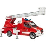 bruder MB Sprinter Vigili del Fuoco con modulo luce e suono, Veicolo modello rosso/Bianco