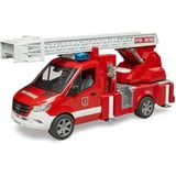 bruder MB Sprinter Vigili del Fuoco con modulo luce e suono, Veicolo modello rosso/Bianco