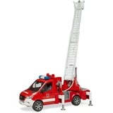 bruder MB Sprinter Vigili del Fuoco con modulo luce e suono, Veicolo modello rosso/Bianco