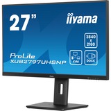 iiyama ProLite XUB2797UHSNP-B1 Monitor PC 68,6 cm (27") 3840 x 2160 Pixel 4K Ultra HD LED Nero, Monitor LED Nero (opaco), 68,6 cm (27"), 3840 x 2160 Pixel, 4K Ultra HD, LED, 4 ms, Nero