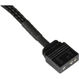 Alphacool Splitter a Y cavo aRGB 3 pin a 4x 3 pin, 15 cm, Cavo a Y Nero