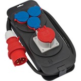 Brennenstuhl 1151600010 unità di distribuzione dell'energia (PDU) 4 presa(e) AC Nero, Blu, Rosso, Distributore Nero, Basic, Plastica, Nero, Blu, Rosso, 4 presa(e) AC, 2 m, 400 V