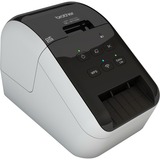 Brother QL-810W stampante per etichette (CD) Termica diretta A colori 300 x 600 DPI 176 mm/s Con cavo e senza cavo DK Wi-Fi Nero/Bianco, DK, Termica diretta, 300 x 600 DPI, 176 mm/s, A colori, Con cavo e senza cavo