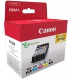 Canon 2078C008 cartuccia d'inchiostro 5 pz Originale Nero, Ciano, Magenta, Giallo Nero, Ciano, Magenta, Giallo, 5 pz, Confezione multipla