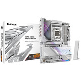 GIGABYTE X870E AORUS MASTER X3D ICE, Scheda madre argento/Bianco, VRM Digitale a 18+2+2 fasi, fino a 9000 Hz DDR5 (OC), 2 x PCIe 5.0 + 3 x PCIe 4.0, Wi-Fi 7, LAN 10 GbE, USB 4, AMD, Socket AM5, AMD Ryzen 7000 Series, AMD Ryzen 8000 Series, AMD Ryzen 9000 Series, Socket AM5, DDR5-SDRAM, 256 GB
