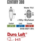 High Peak Sacco a pelo Century 300 rosso scuro/grigio