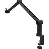 ICY BOX IB-MAG103B-T Asta di supporto per microfono Nero, Asta di supporto per microfono, Base di supporto da tavolo, Nero, Alluminio, Plastica, Acciaio, 3/8", Cina
